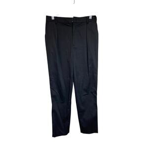 alice + olivia grady cropped slim pants black size 4